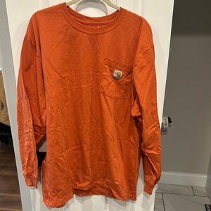Carhartt Orange Long Sleeve Shirt